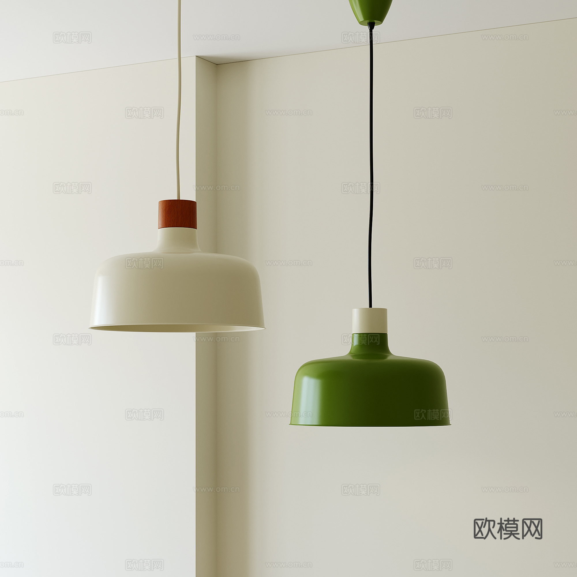 现代简约吊灯su模型