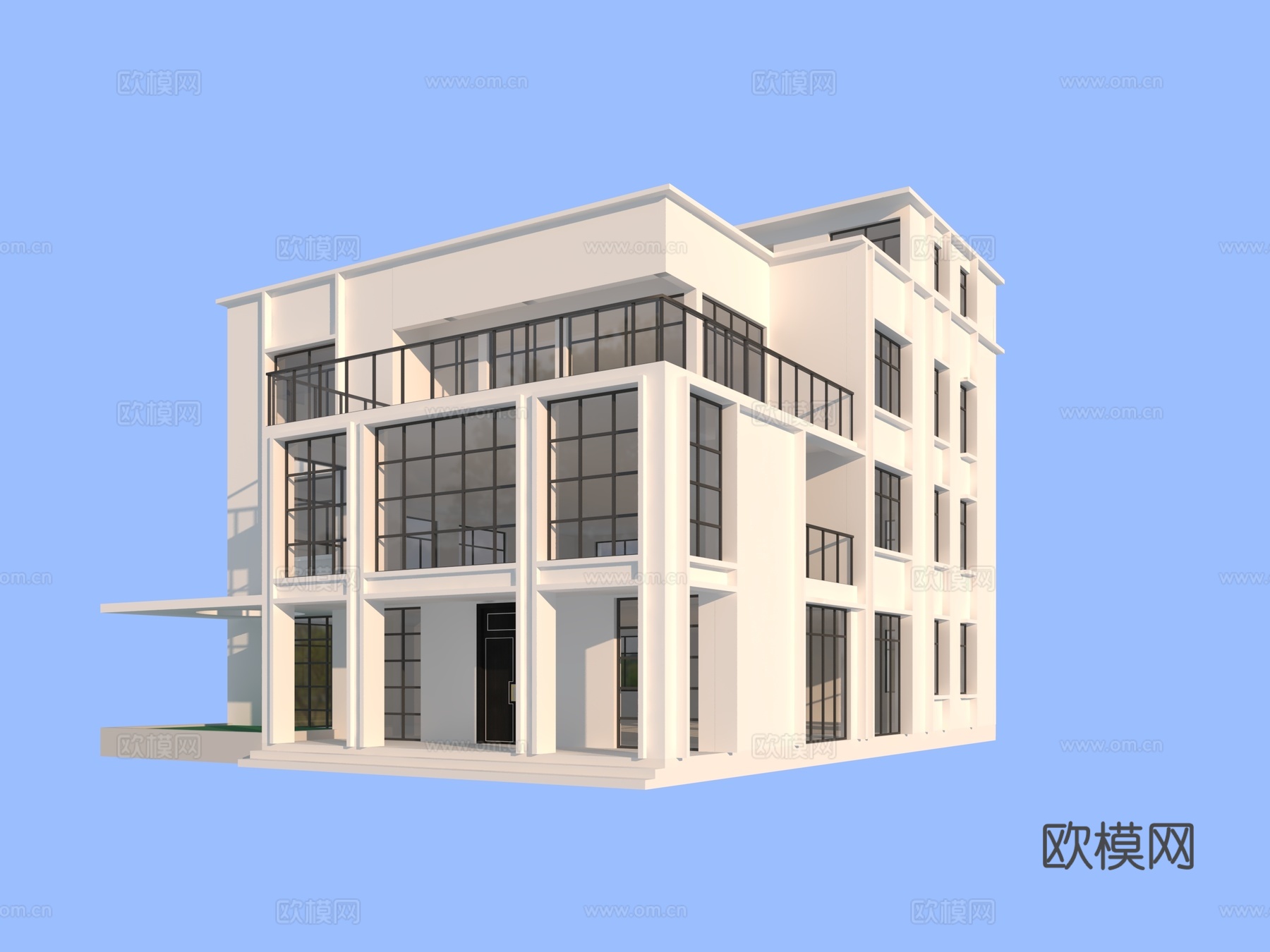现代别墅免费3d模型