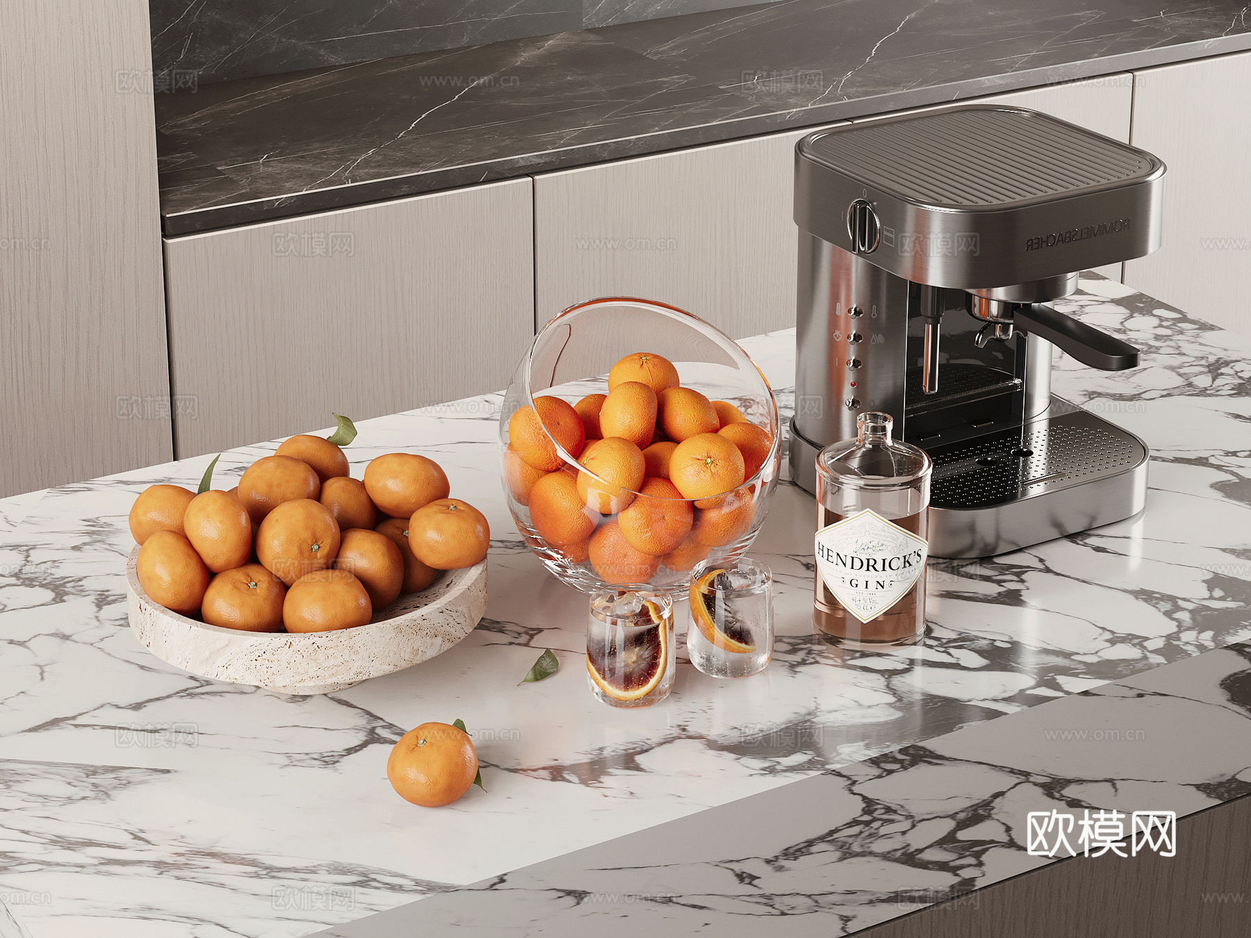 现代水果3d模型下载