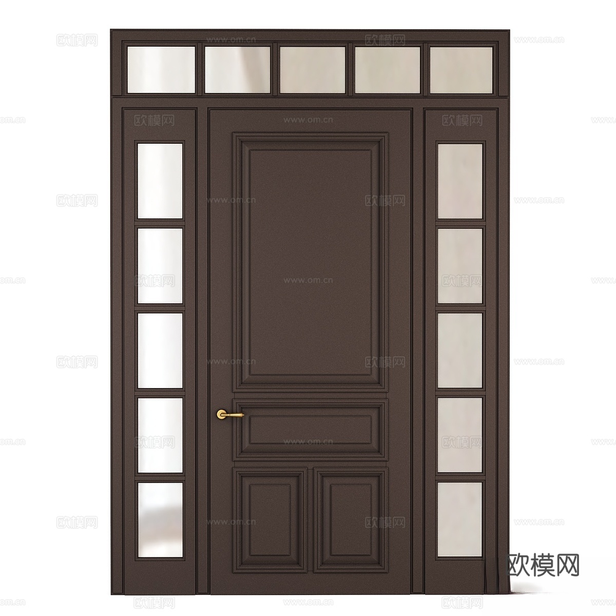 经典门3d模型