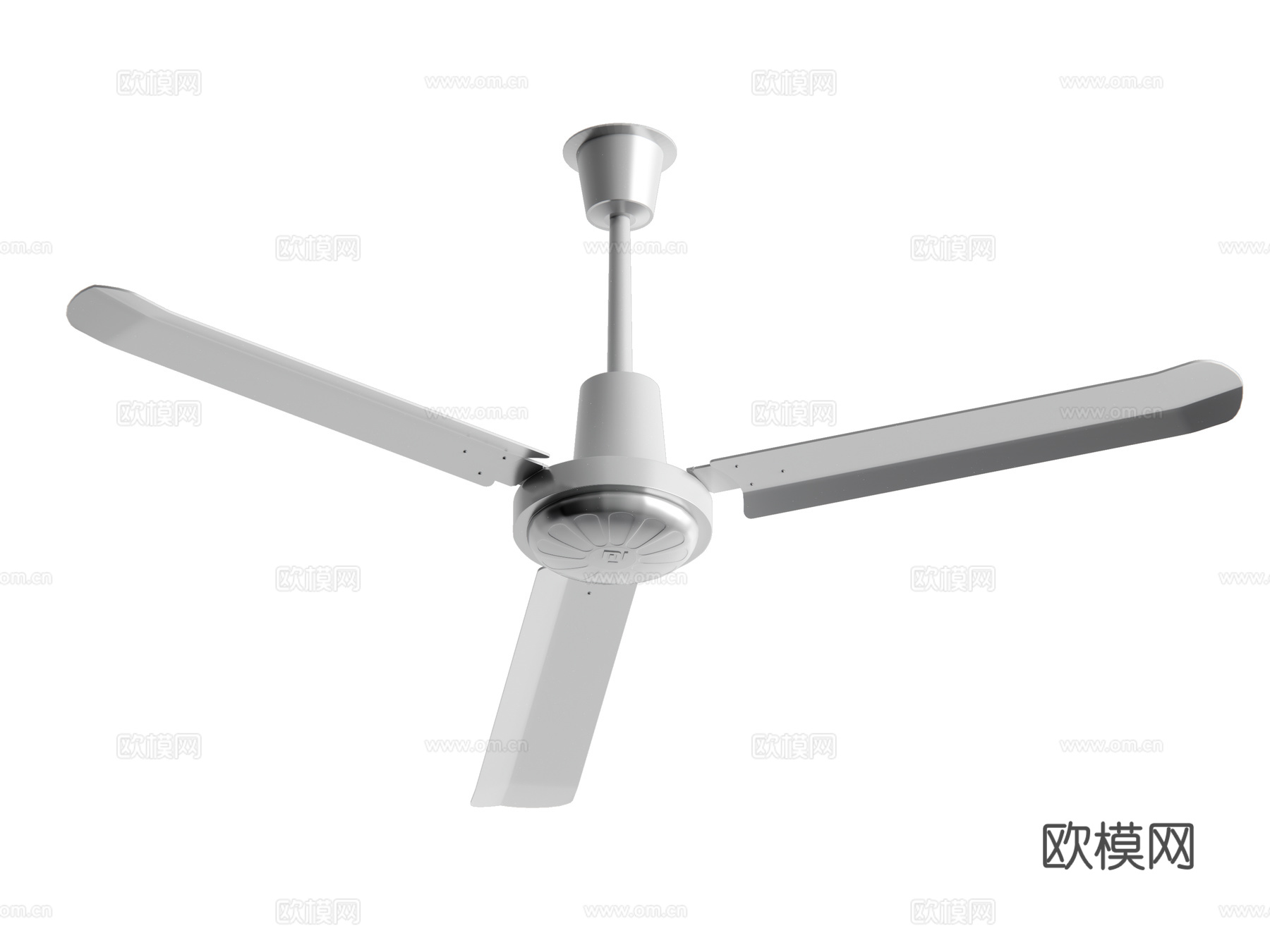 现代吊扇su模型
