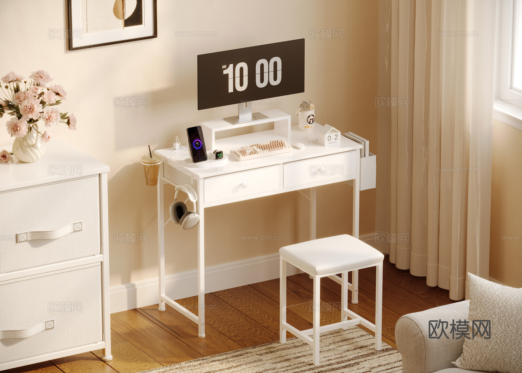 客厅3d模型下载