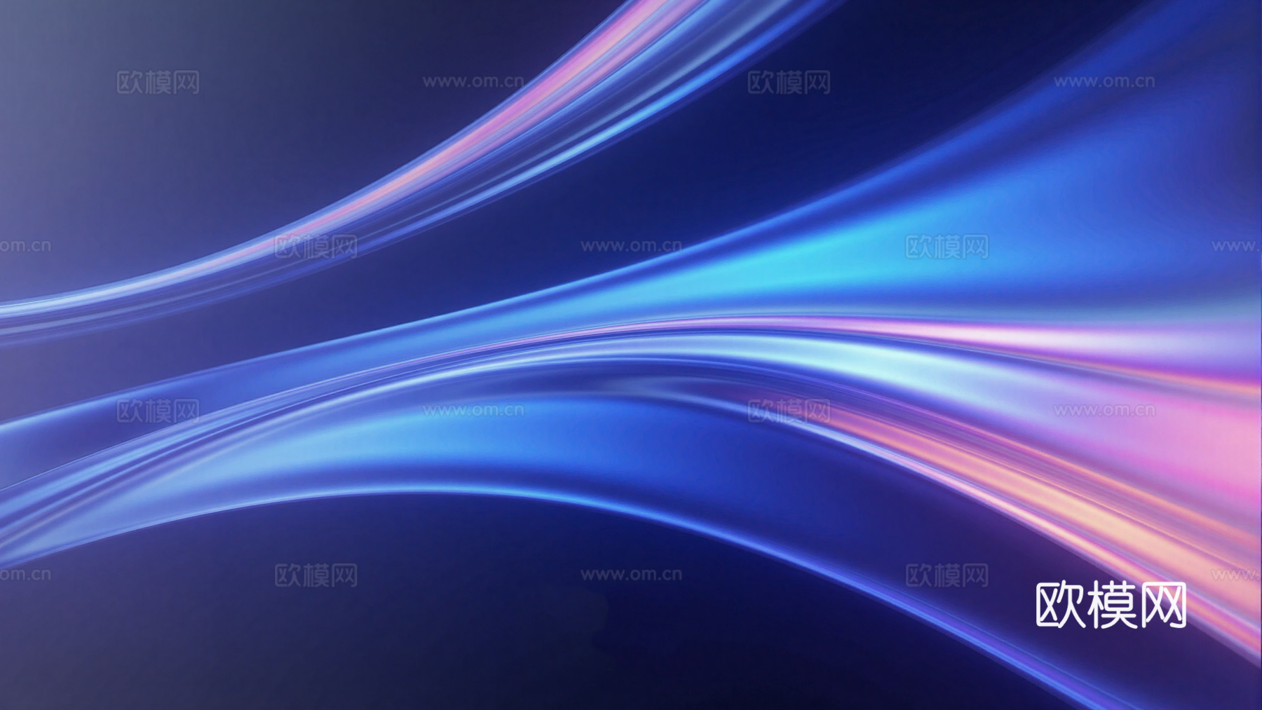动感光线 科技线条 蓝色科技线条