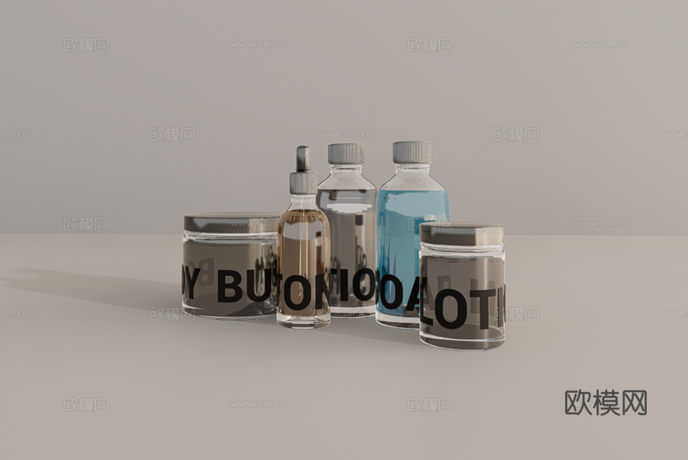 洗护用品su模型