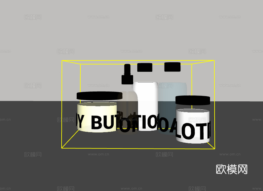 洗护用品su模型