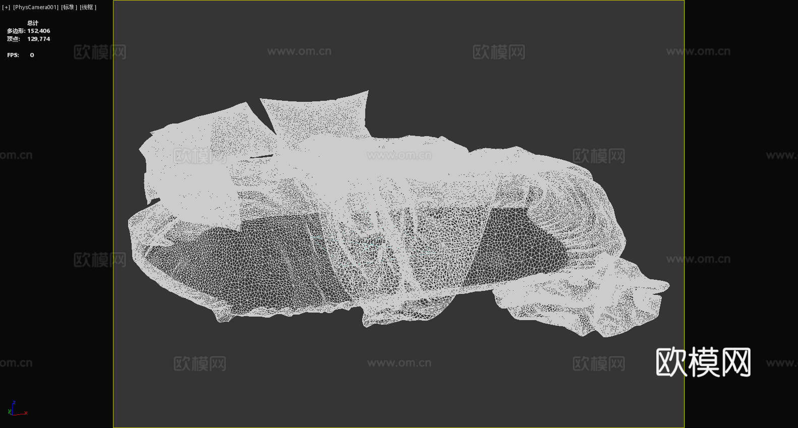 圆床 双人床 背景双人床 床铺 床垫3d模型下载（渲染图6）