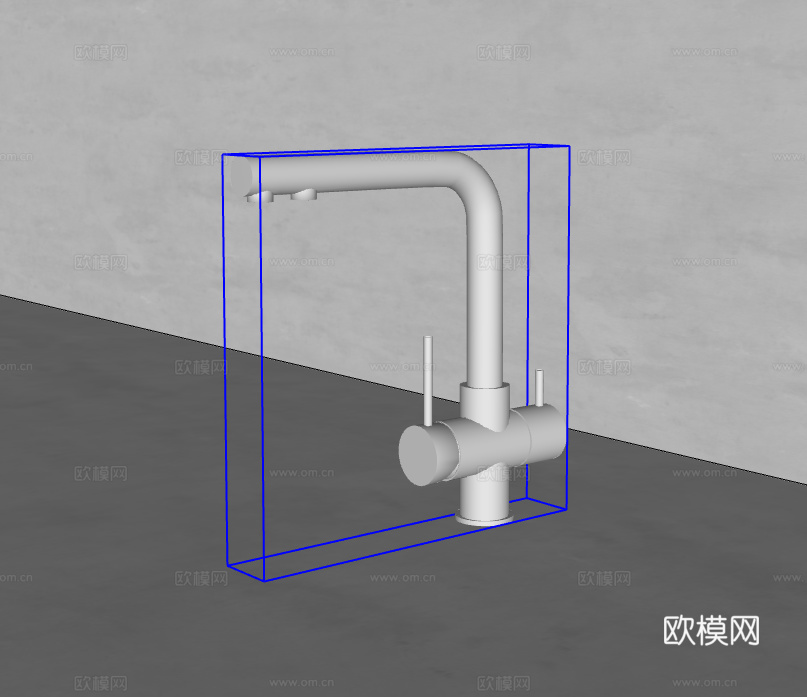 水龙头su模型