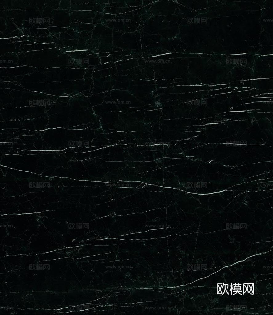 墨绿天然大理石 宝石玉石