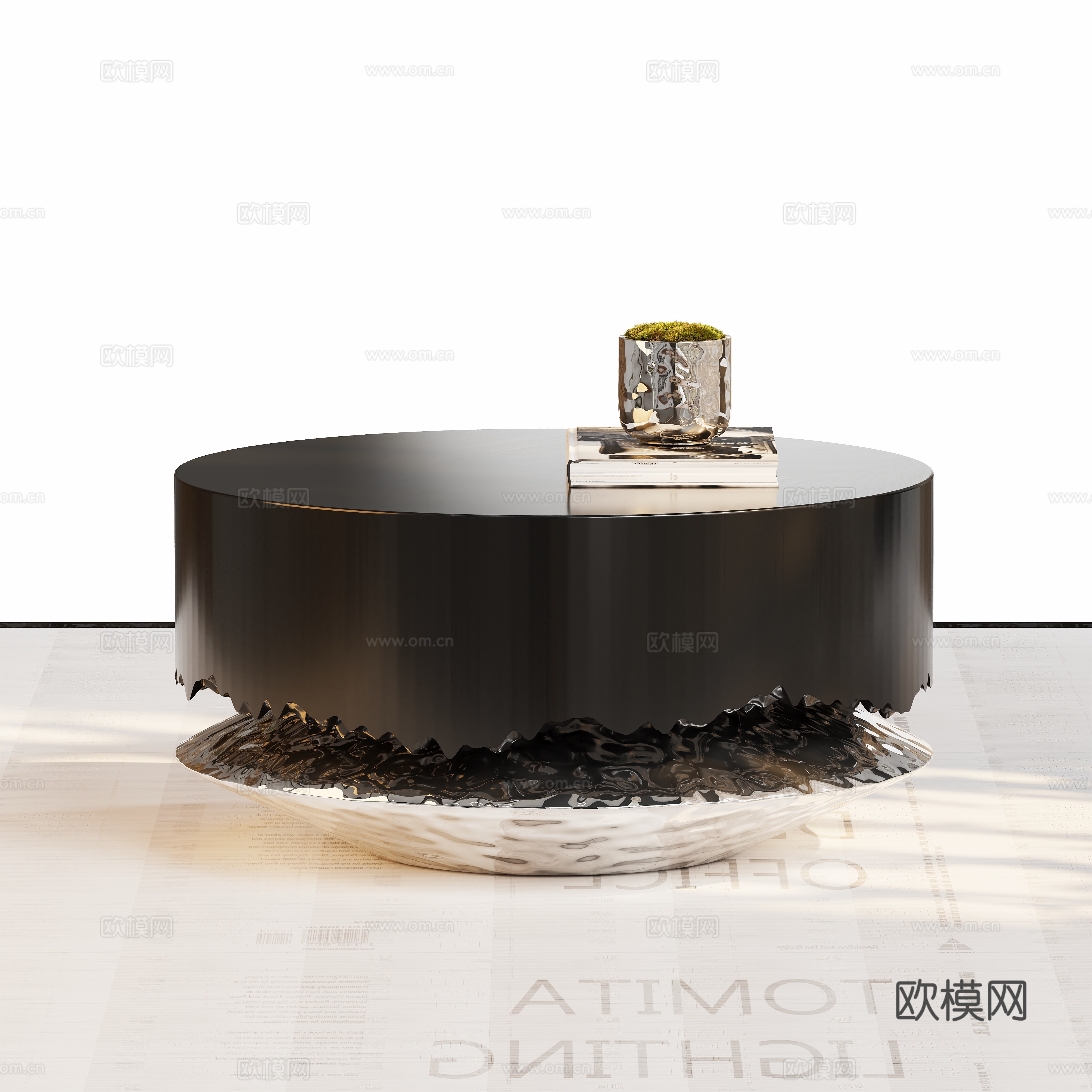 现代客厅异形茶几su模型