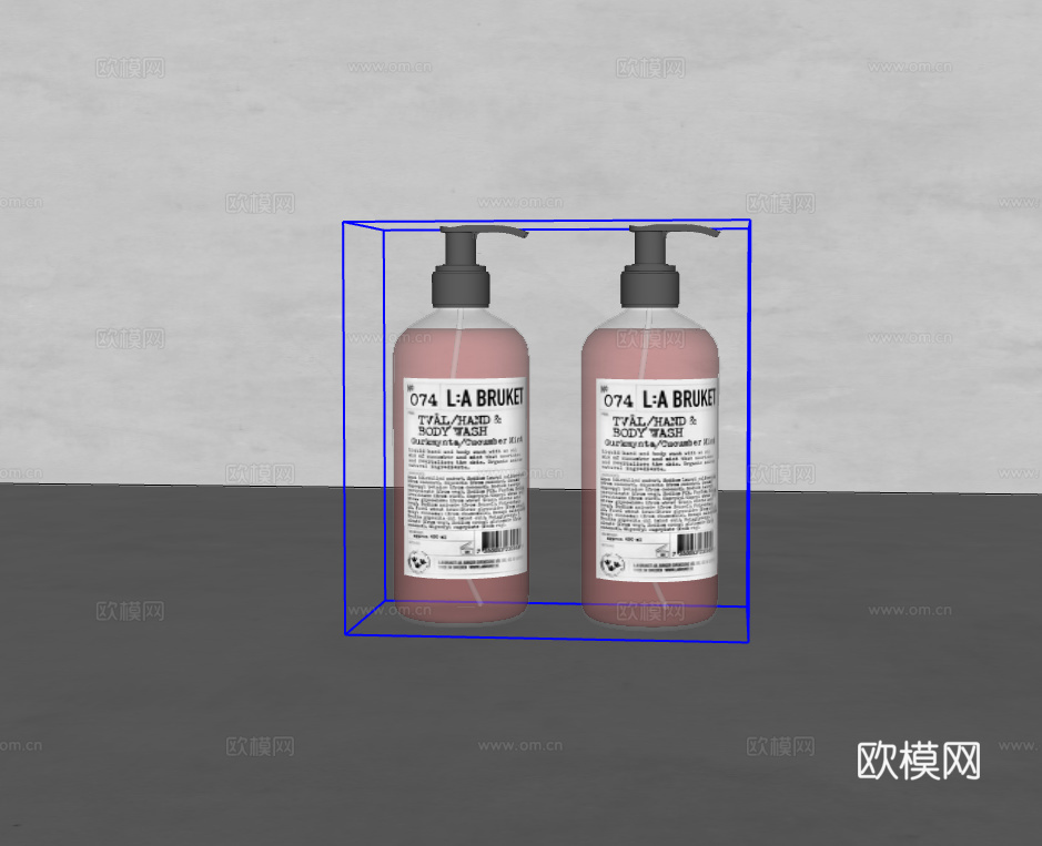 洗护用品su模型