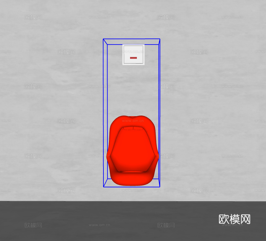 小便斗su模型