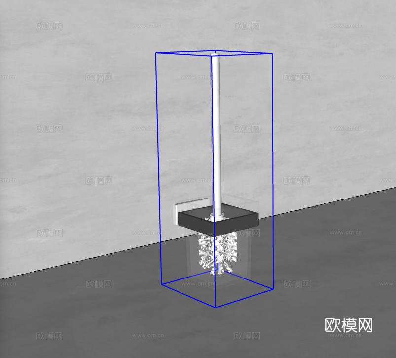 马桶刷su模型