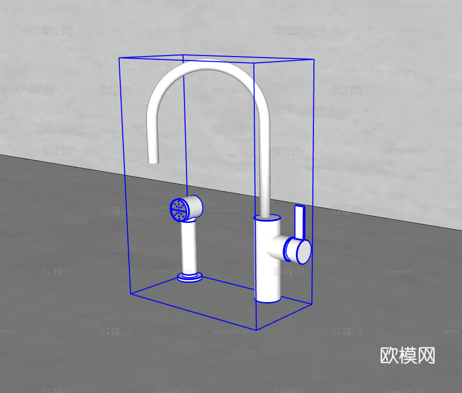 水龙头su模型