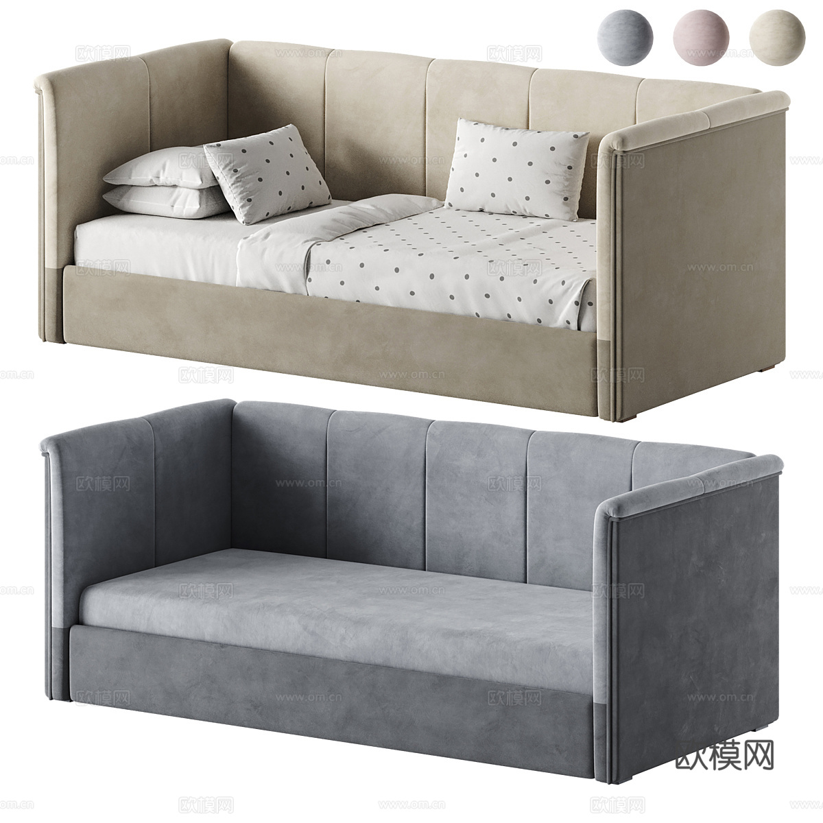 儿童床3d模型下载