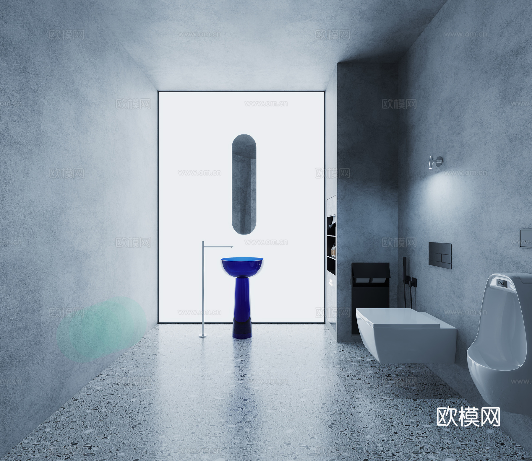 现代卫生间su模型