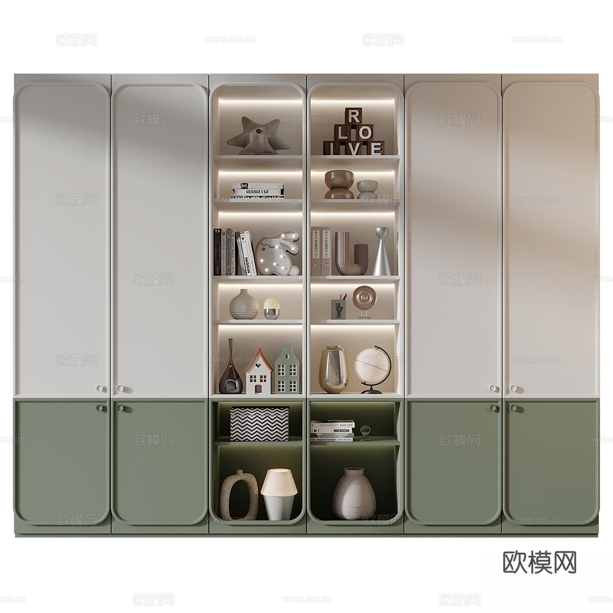 家具组合 GHS-26373d模型下载