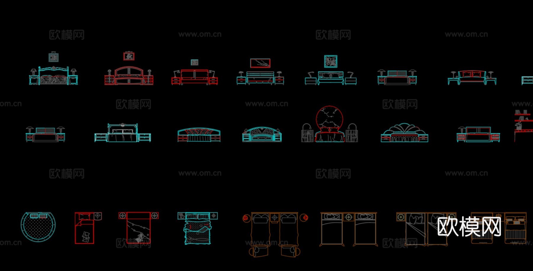 家具图库cad施工图