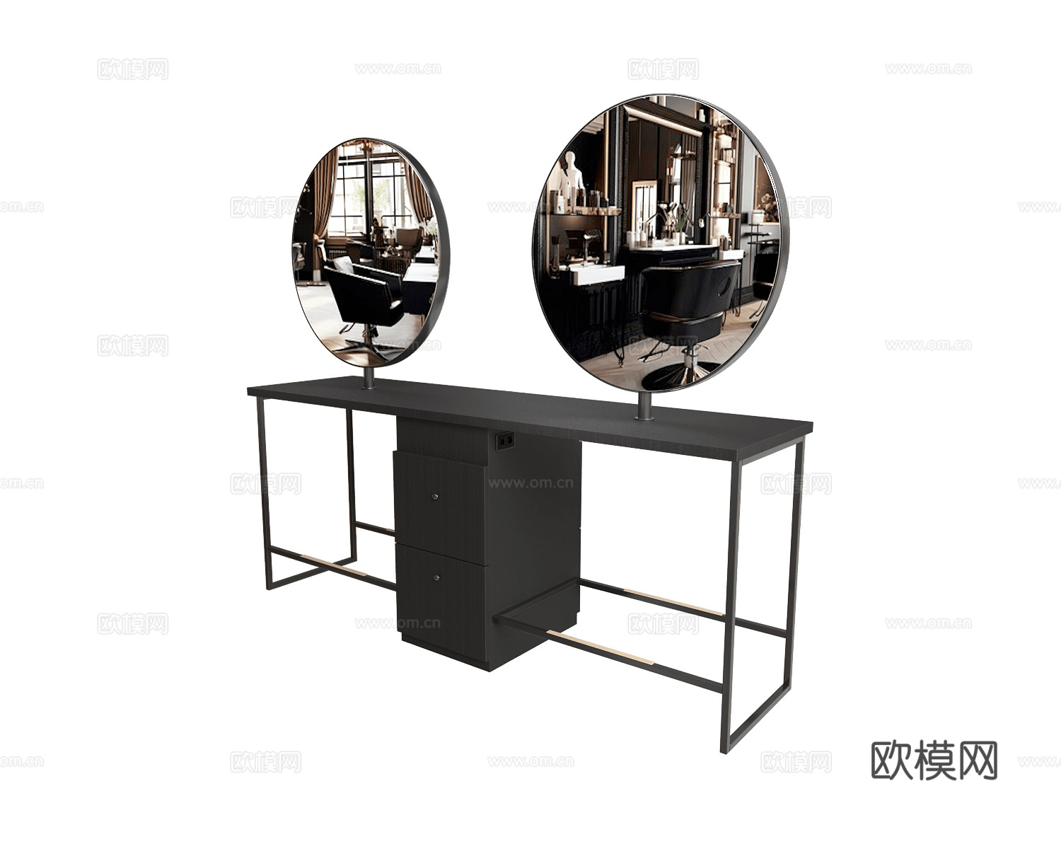 Nelson Mobilier 梳妆台3d模型下载