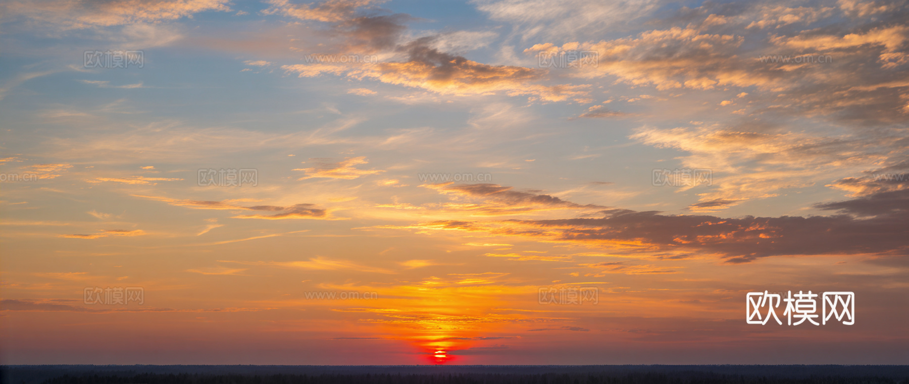 夕阳天空
