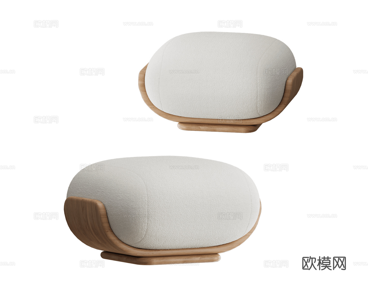 Arbore 沙发凳3d模型下载