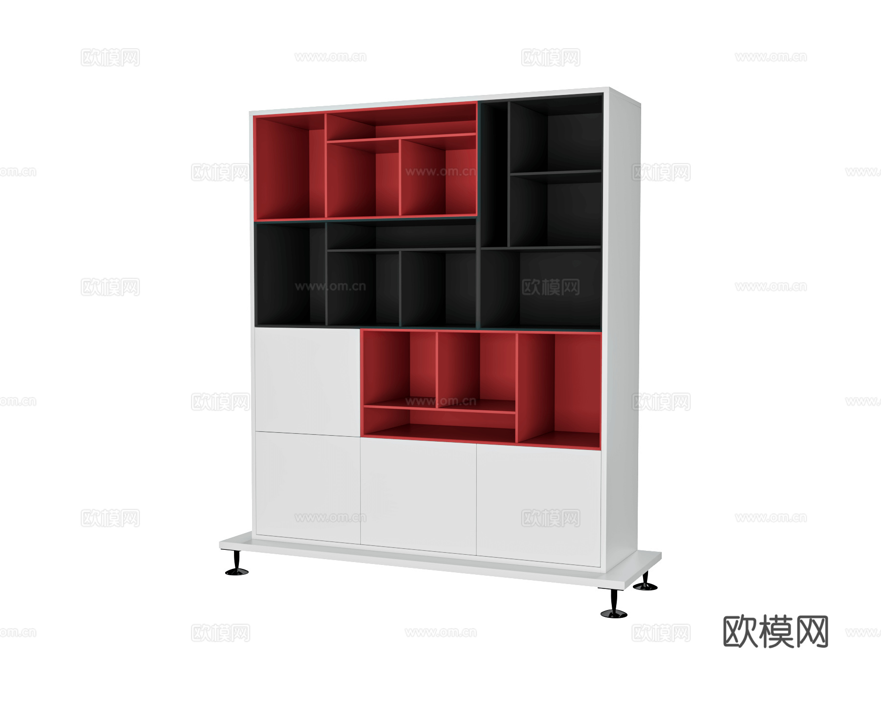 Enosi Evo书柜3d模型下载