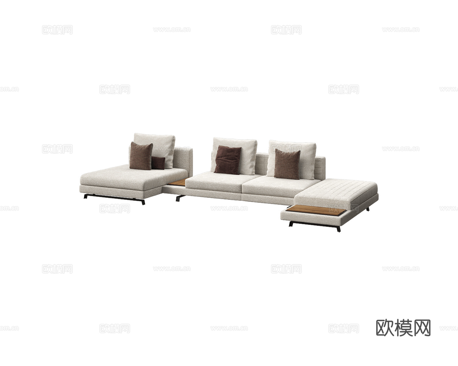 Gyform 转角沙发3d模型下载（渲染图2）