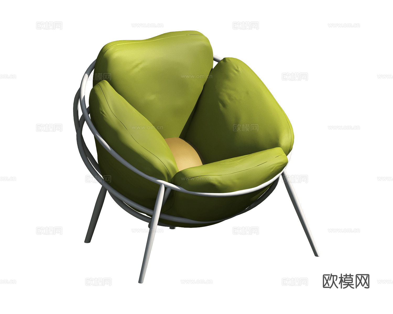 Altek 休闲沙发椅3d模型下载（渲染图2）