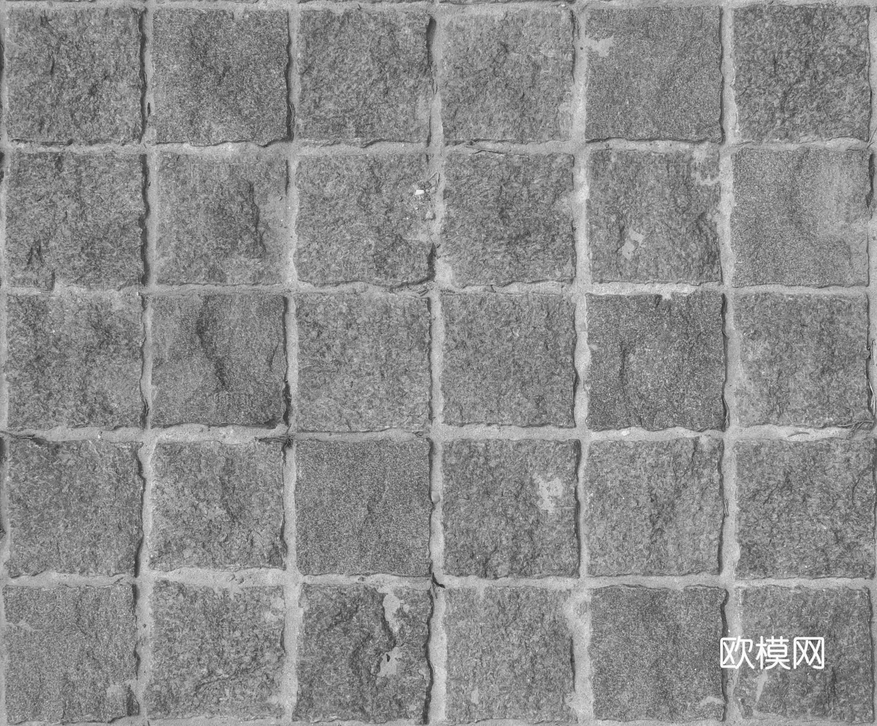 现代新中式广场砖_地砖_户外地面_花岗岩广场砖_拼接砖贴图