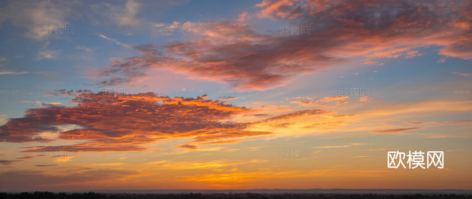 夕阳天空