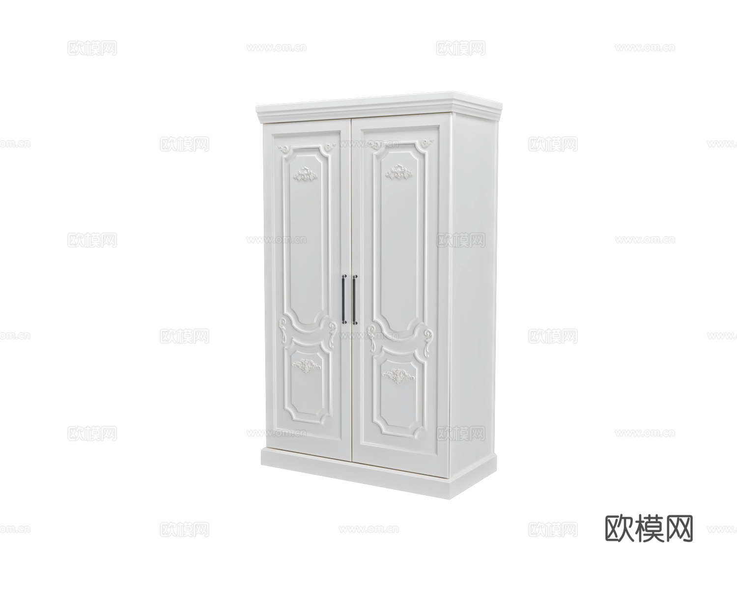 Vienna 美式衣柜3d模型下载