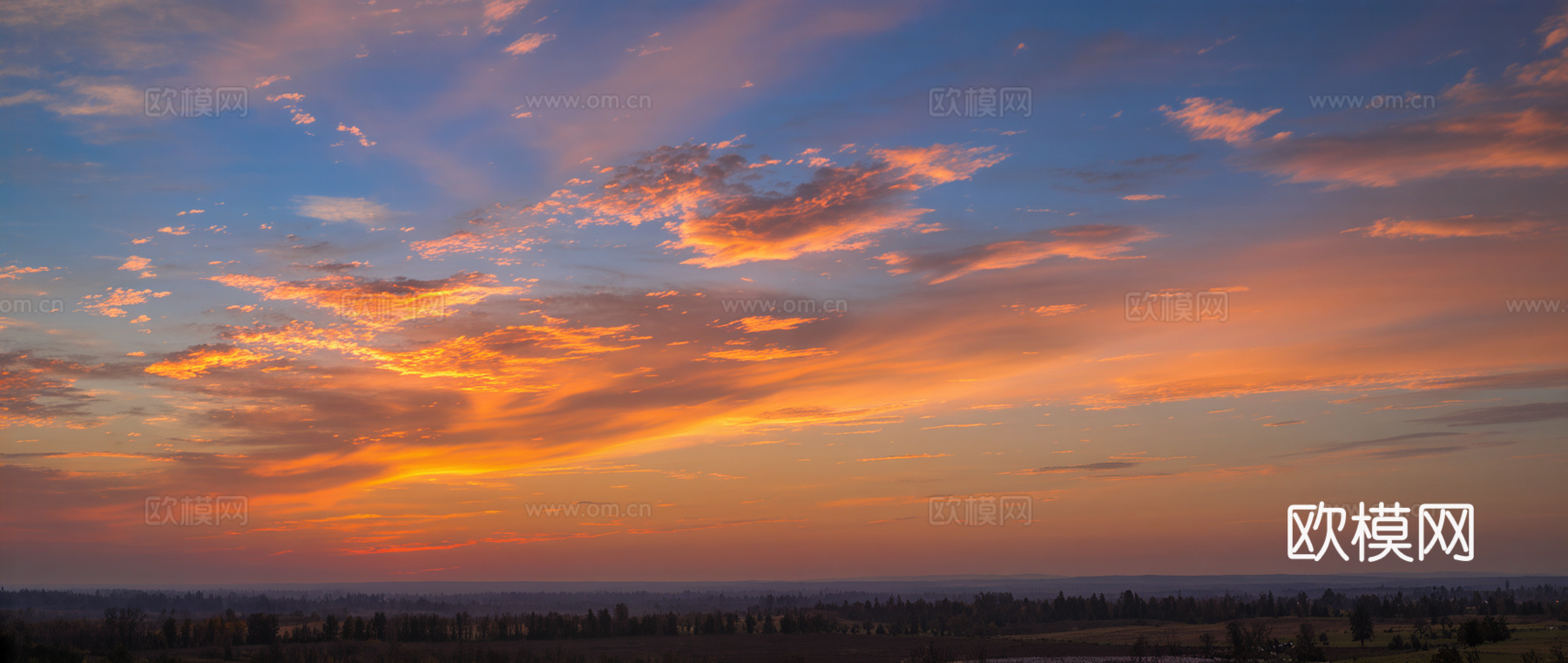 夕阳天空