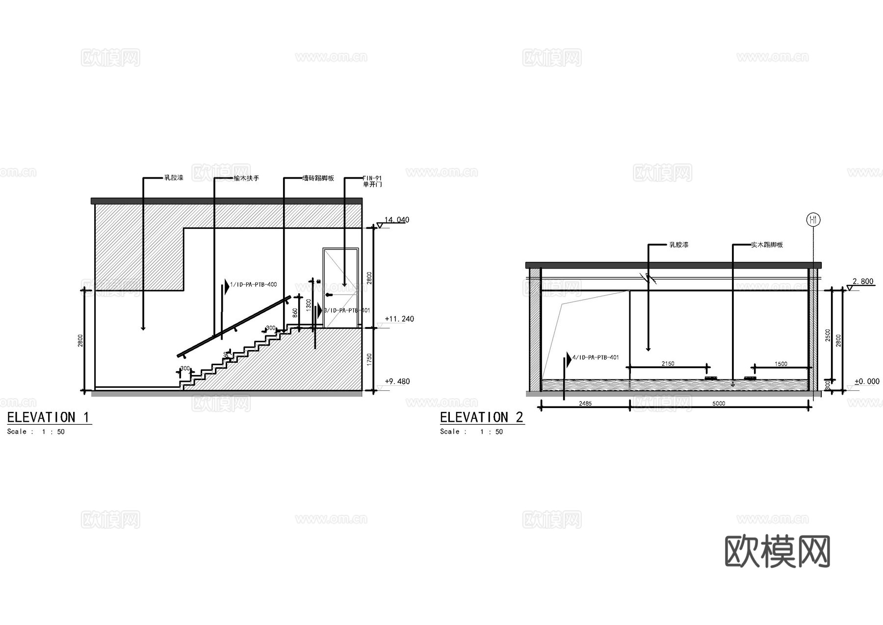 宴会厅办公室会议室施工图cad施工图