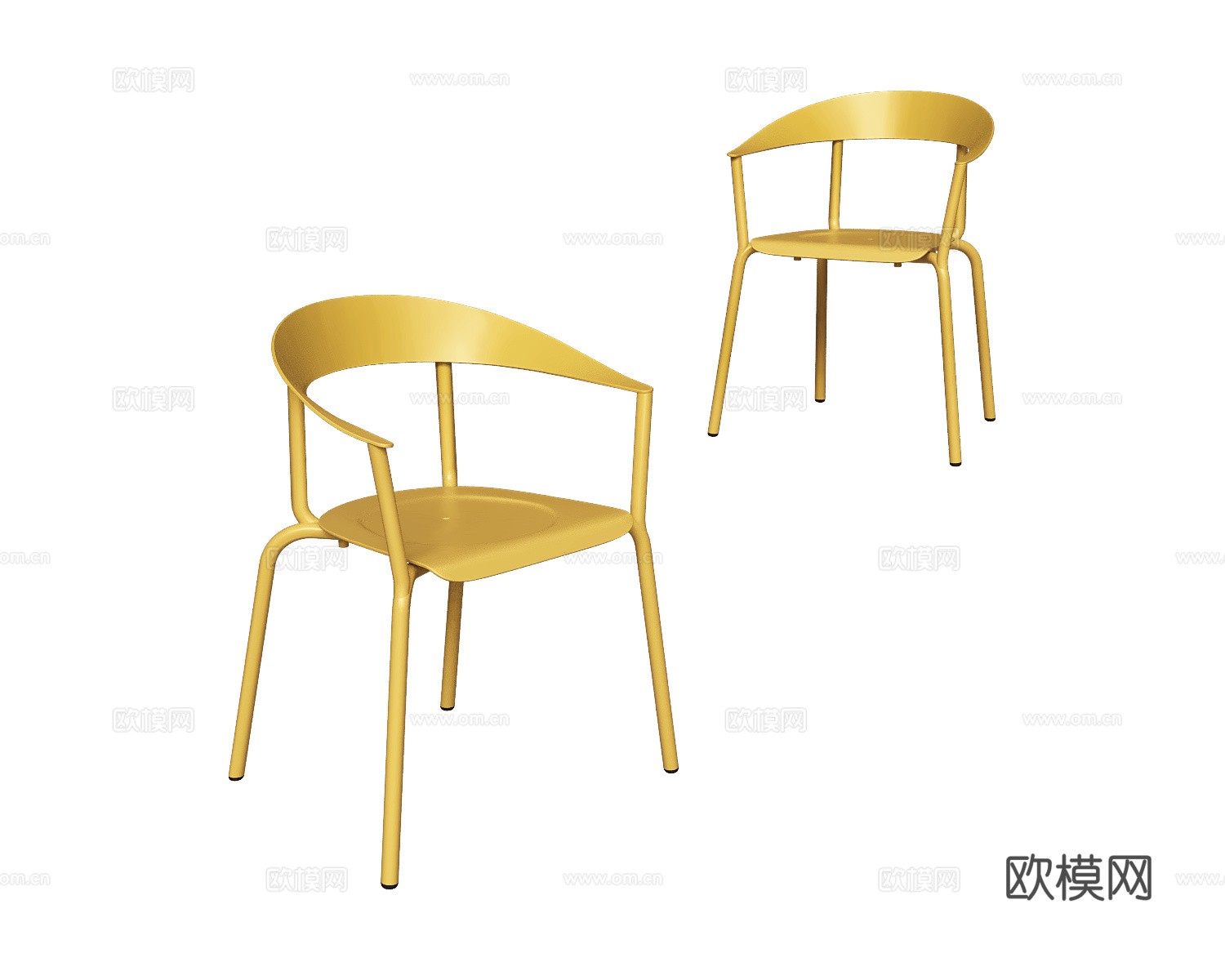 Altek 餐椅3d模型下载