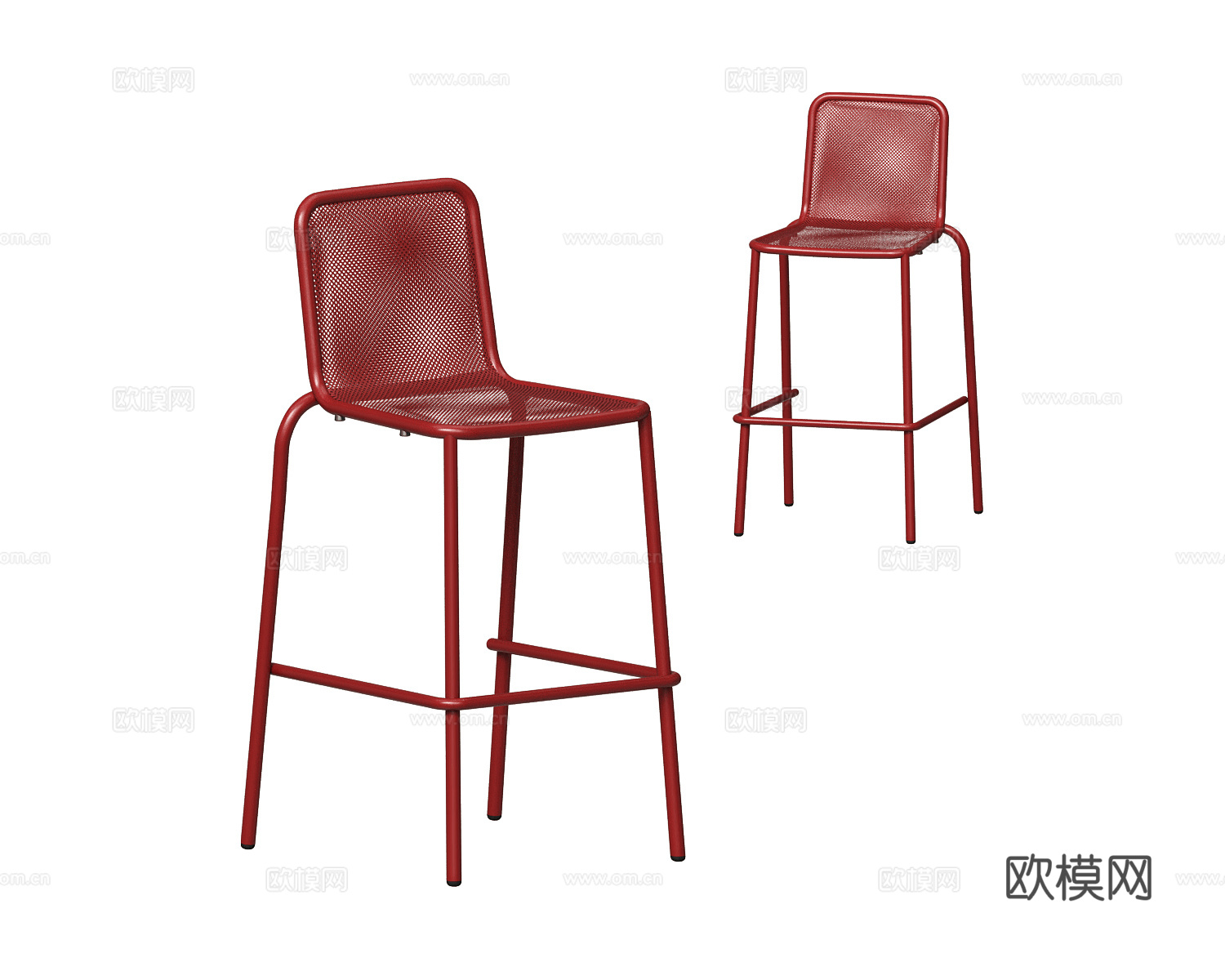 Altek 吧椅3d模型下载