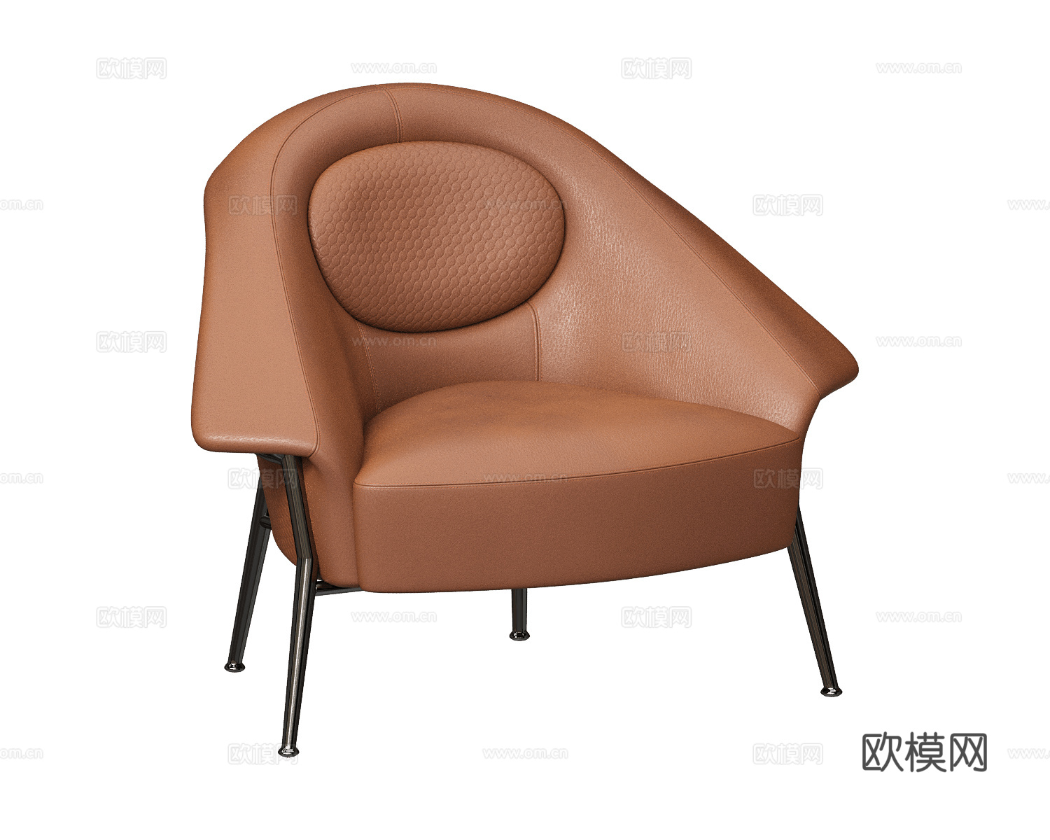 Luigi Volpi 单人沙发3d模型下载