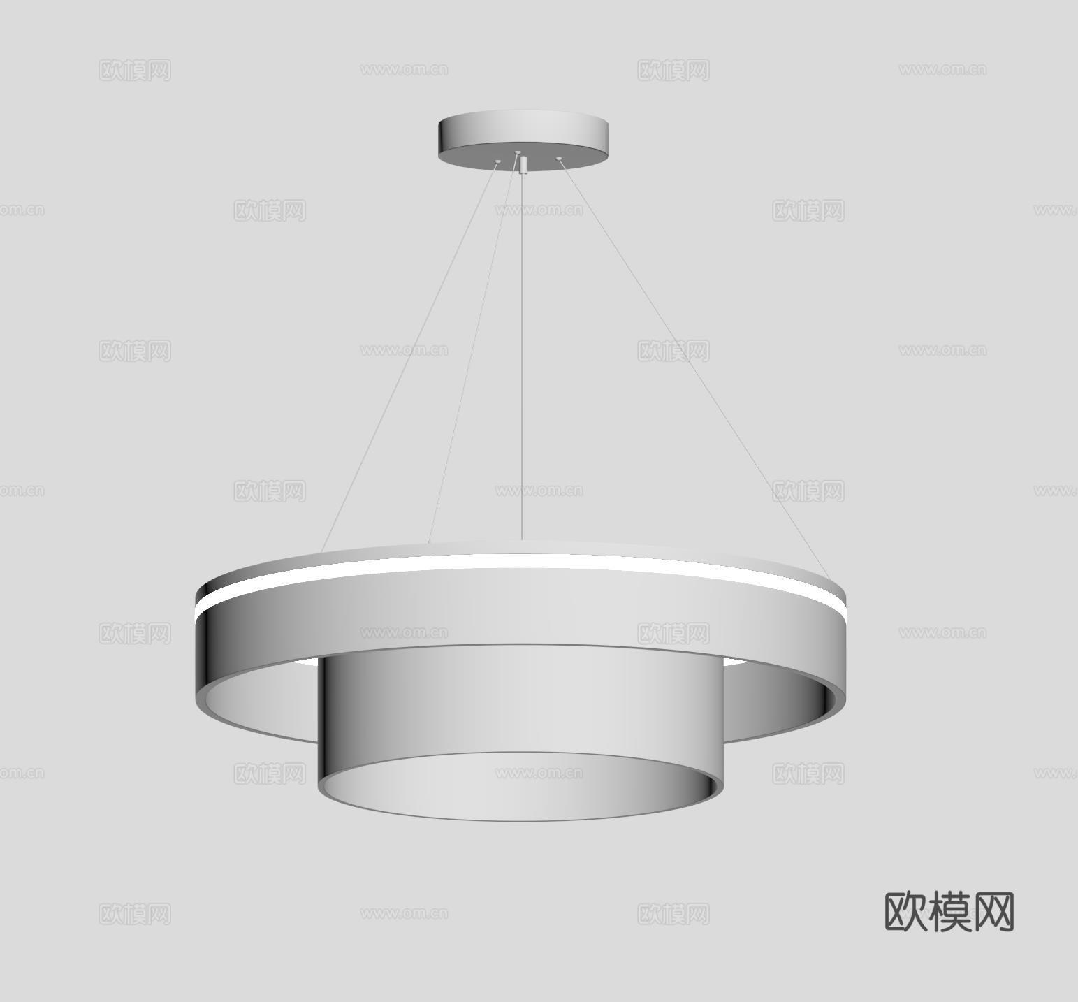 现代吊灯 装饰灯su模型