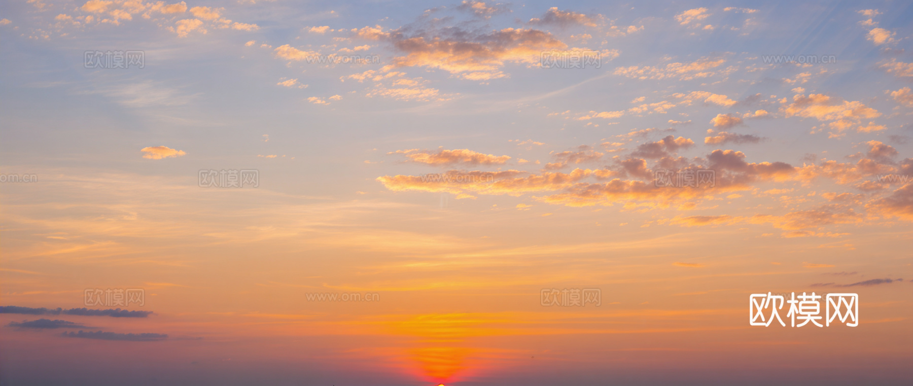 夕阳天空