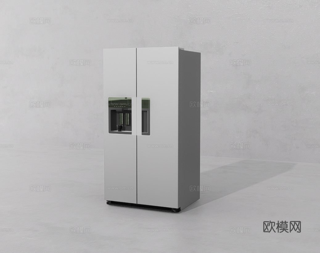 冰箱su模型下载（渲染图1）