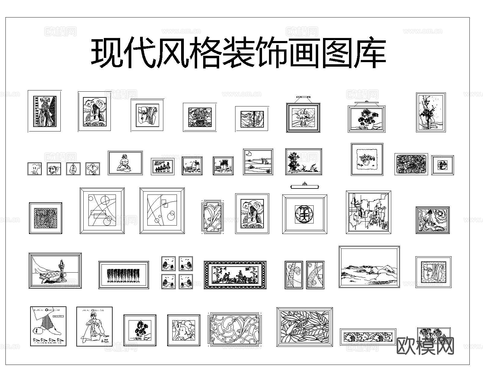 艺术装置CADcad施工图