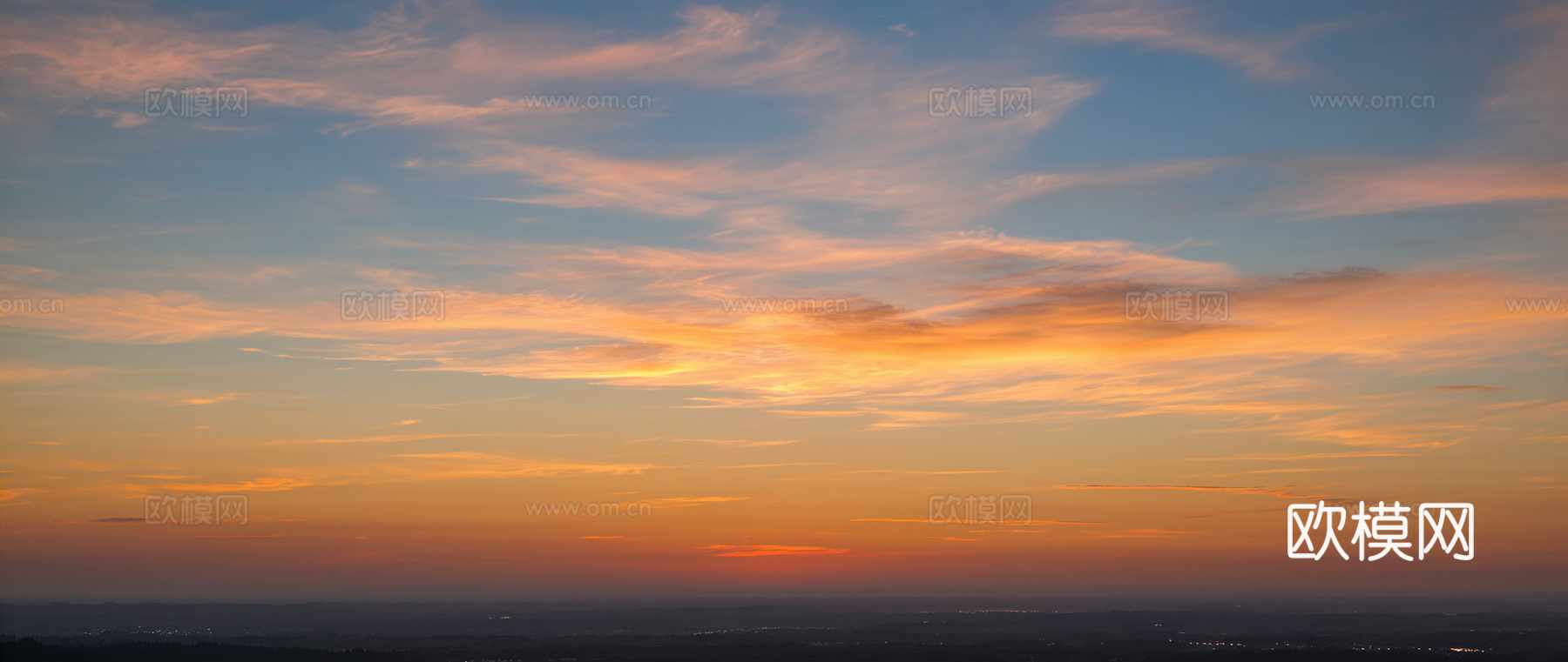 夕阳天空