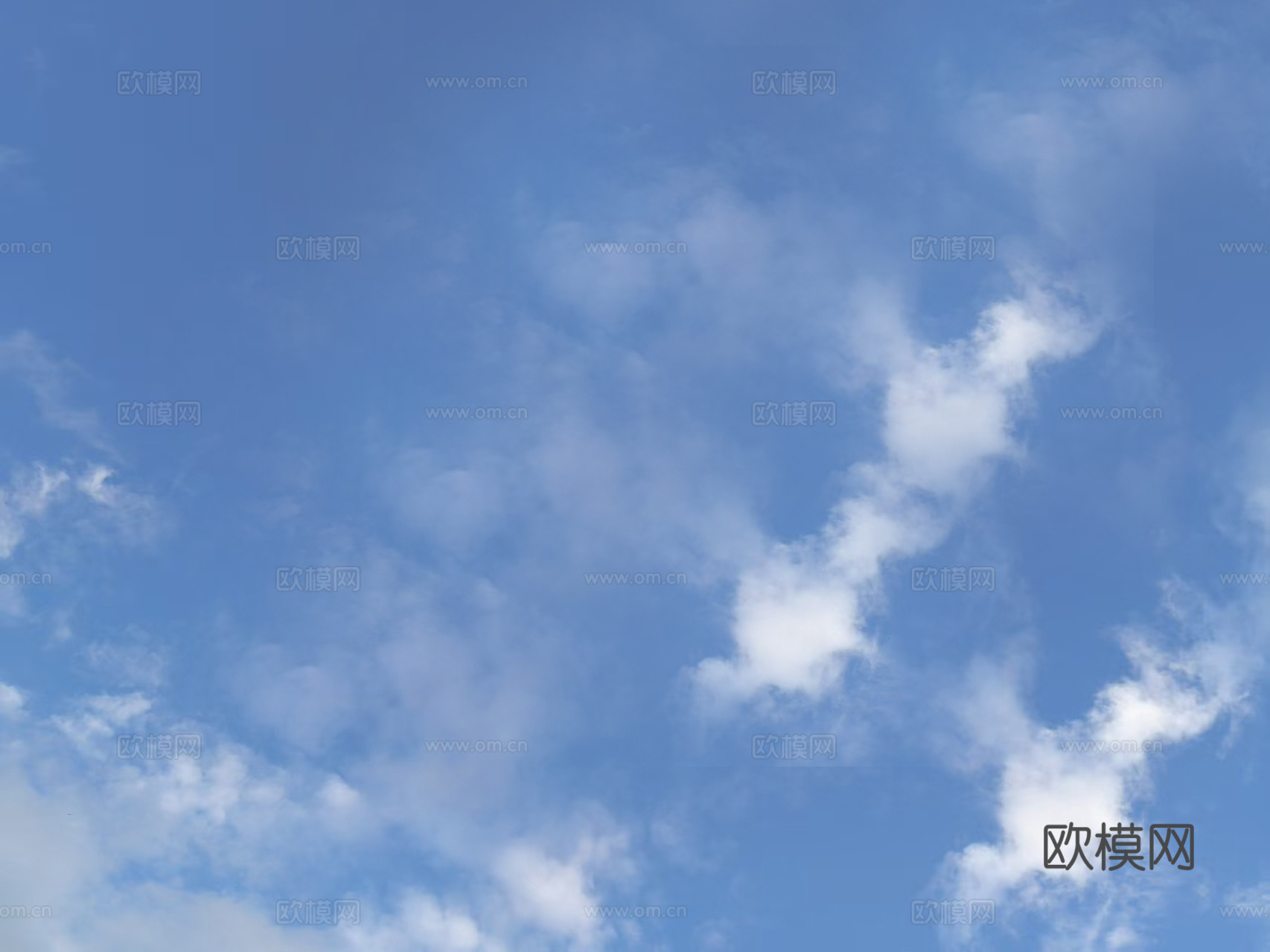 蓝天白云天空