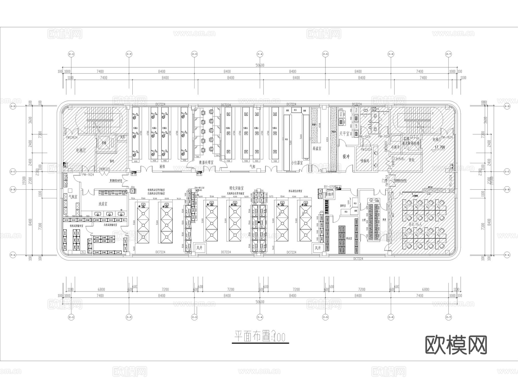 实验室 净化实验室 检测实验室 科研实验室 研发室cad施工图