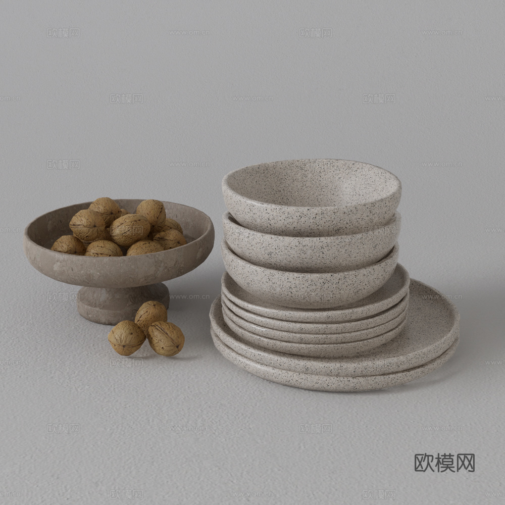 厨具摆件su模型