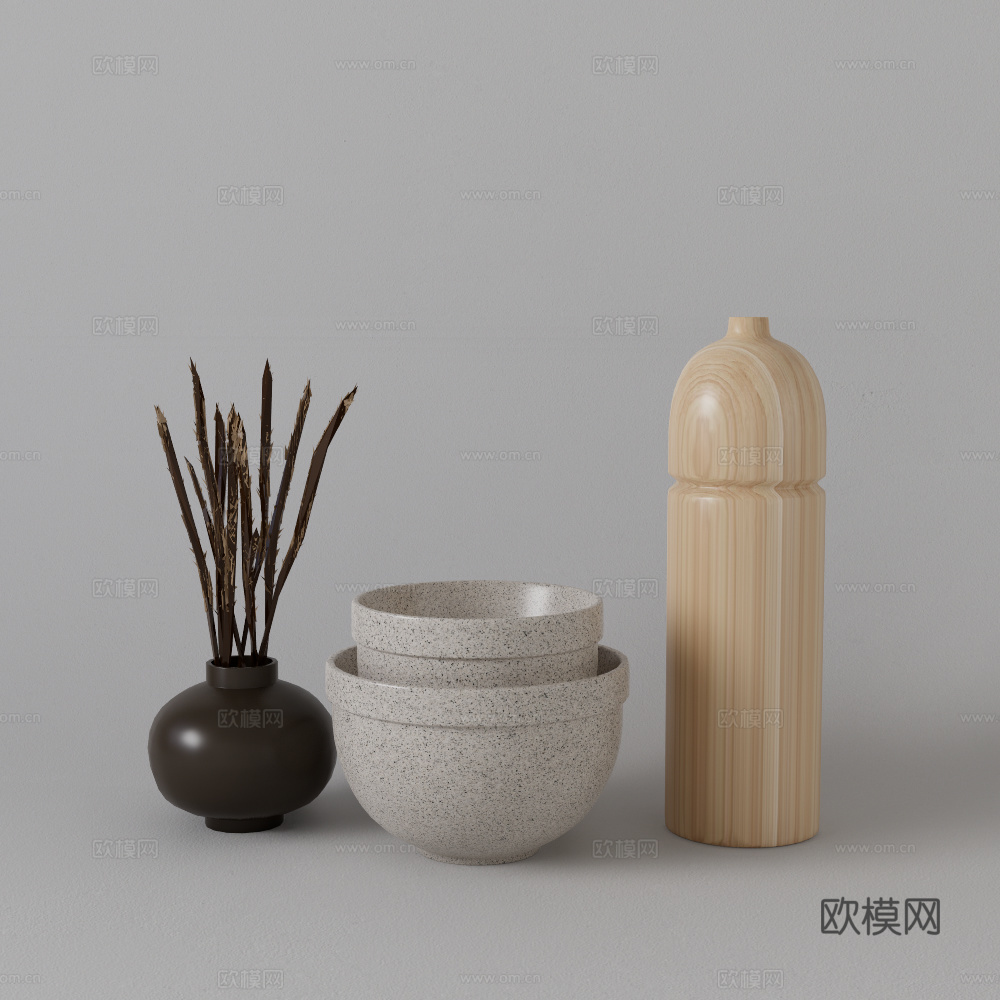 厨具摆件su模型