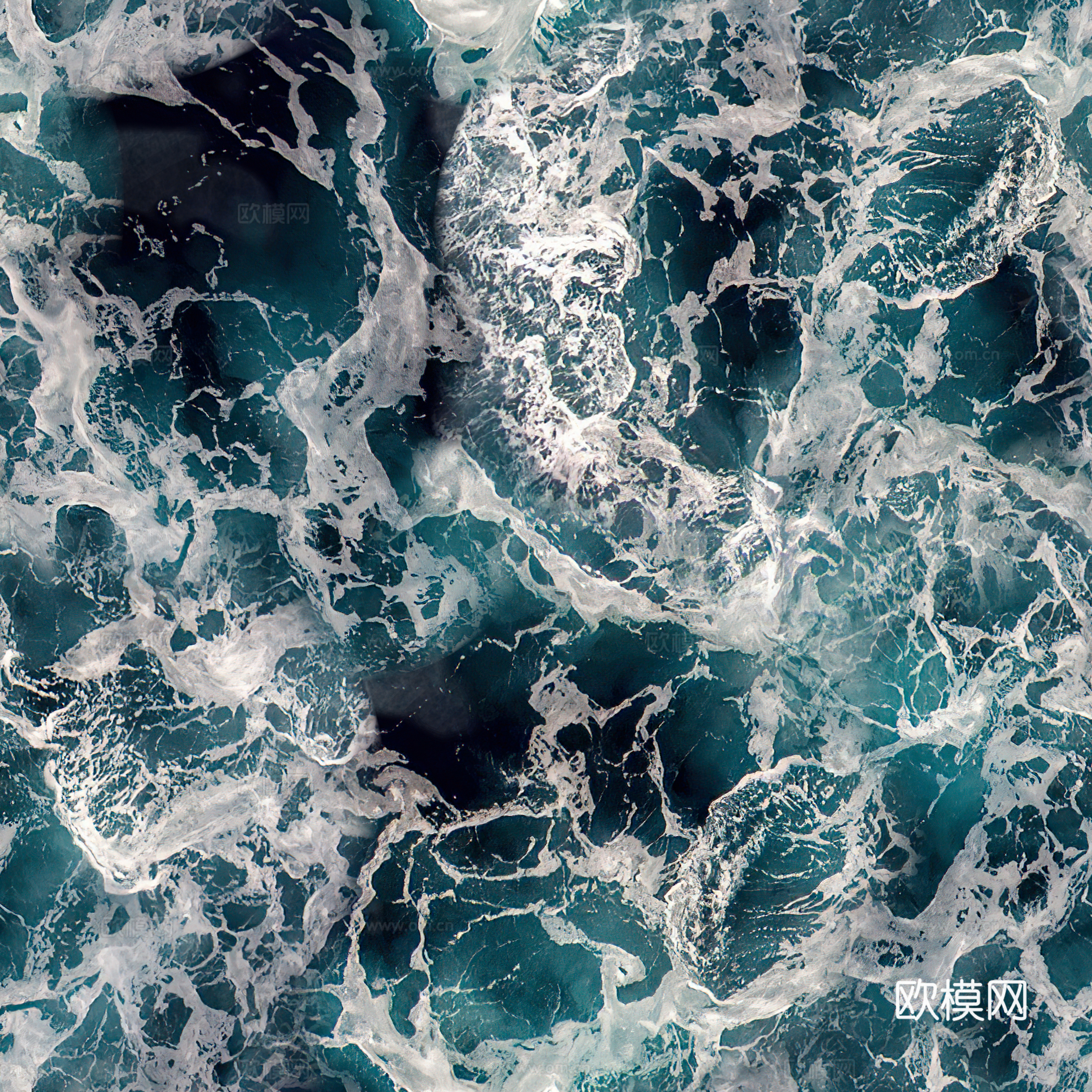 海洋水波纹 水自然元素 海水