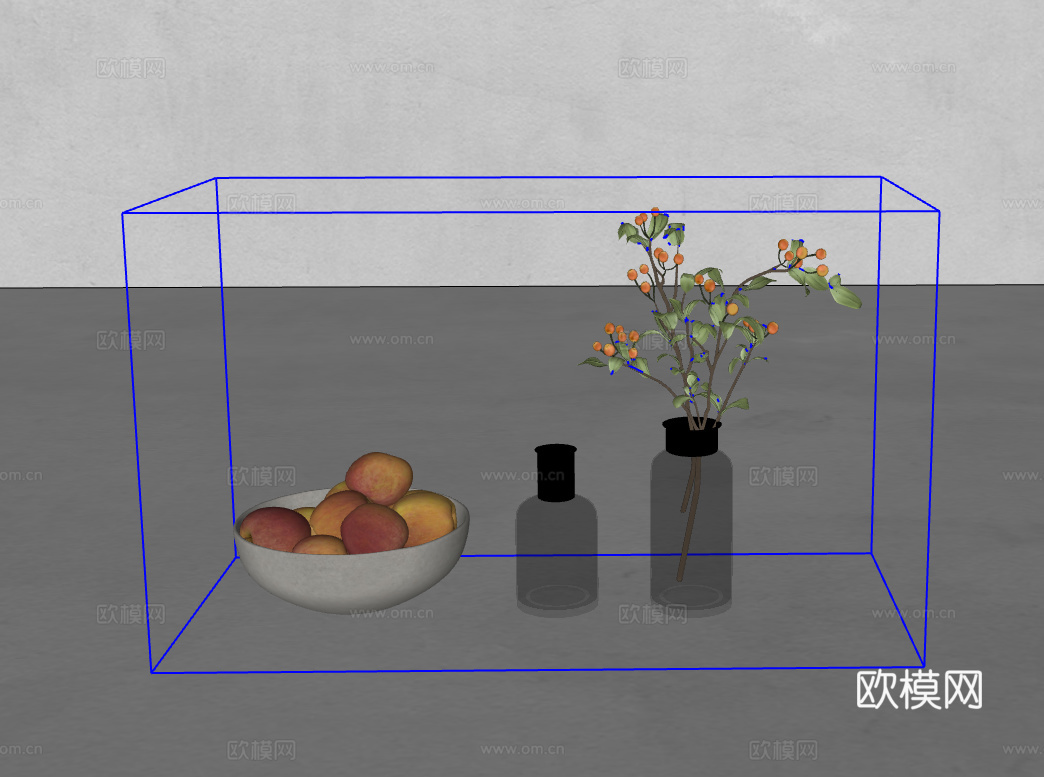摆件su模型下载（渲染图2）