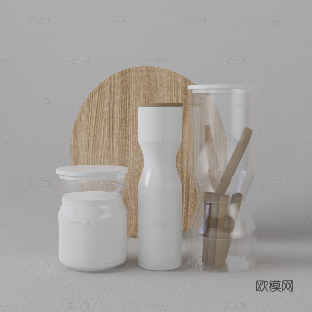 厨具摆件su模型