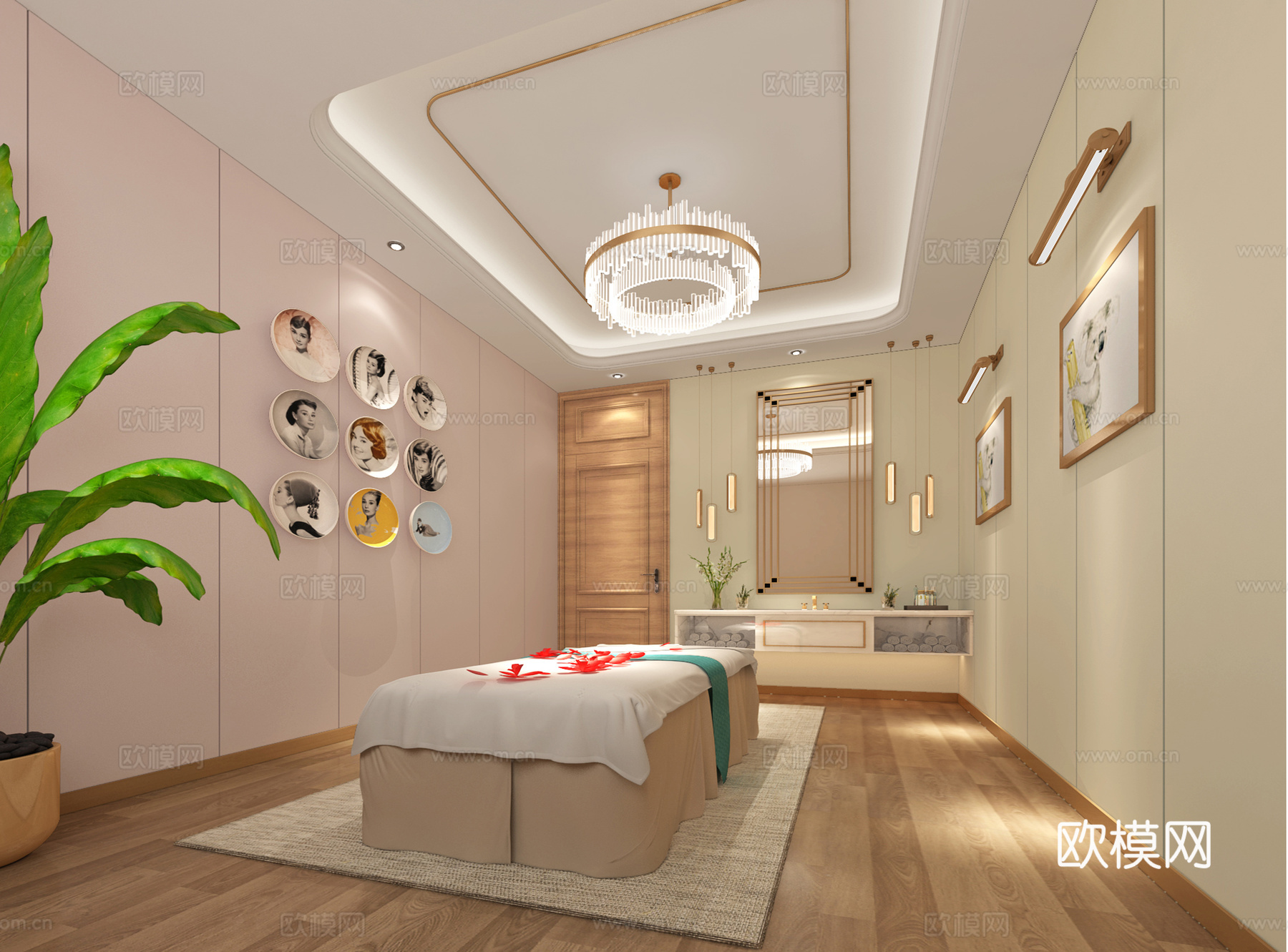 美容院3d模型