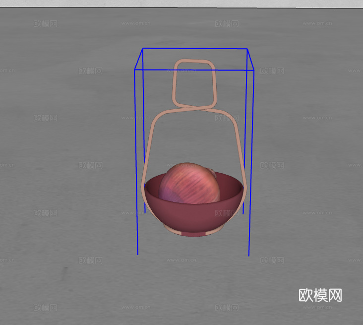 水果果篮su模型
