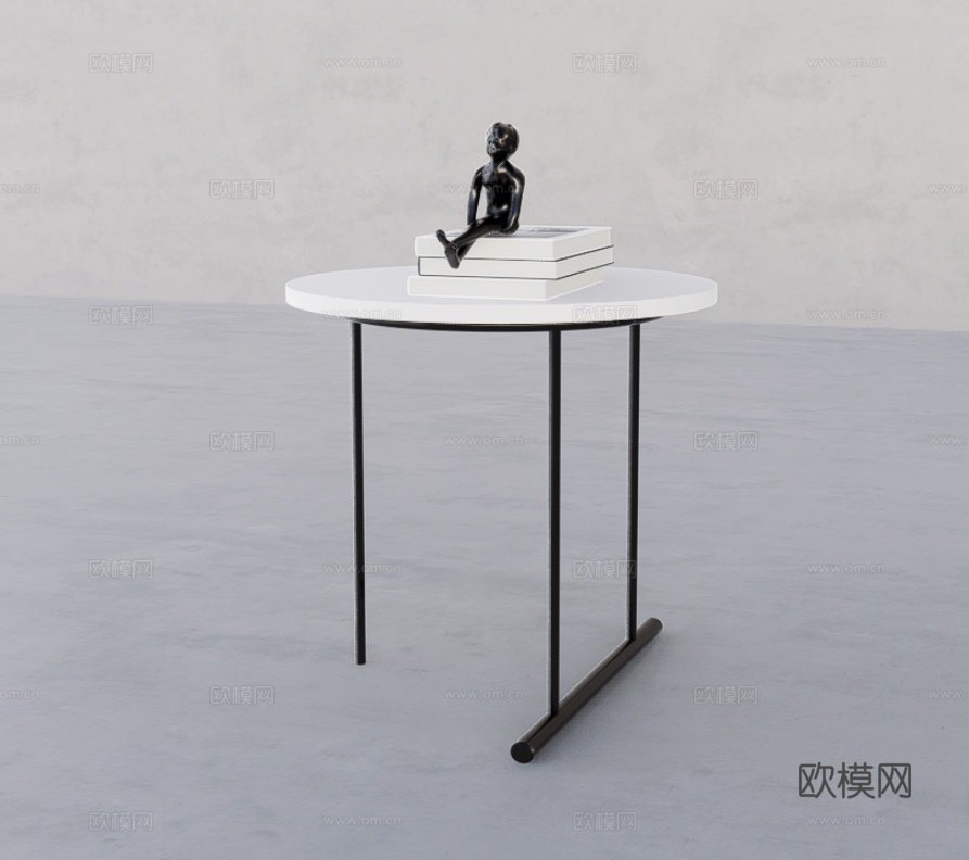 床头柜su模型